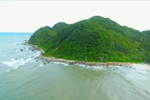 Quan Lan island in Bai Tu Long Bay. (Photo: VNA)