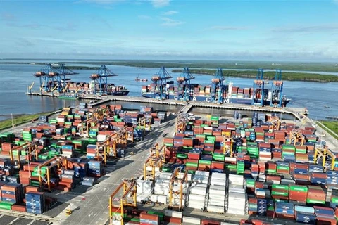 A view of a seaport in Ba Ria - Vung Tau province (Photo: VNA)