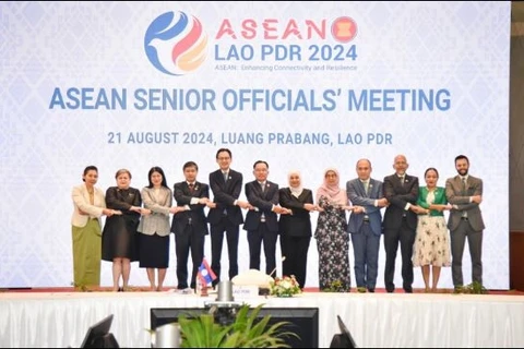 Participants at the ASEAN Senior Officials’ Meeting (SOM) on August 21 in Luang Prabang, Laos. (Photo: BNG)