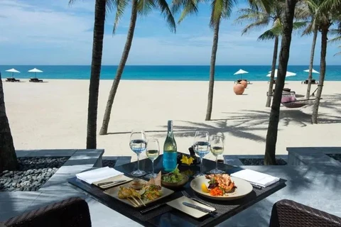 A beach in Da Nang city (Photo: VNA)