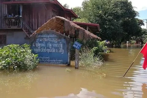 Heavy rains and storms affected 13 provinces across Laos. (Photo: thestar.com.my)