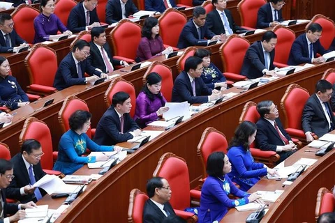 At the opening session of the 13th Party Central Committee’s 10th plenum on September 18. (Photo: VNA)