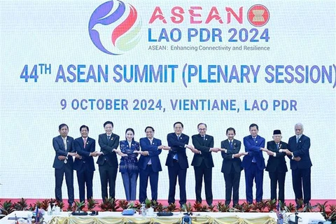 Delegates at the 44th ASEAN Summit in Laos (Photo: VNA)