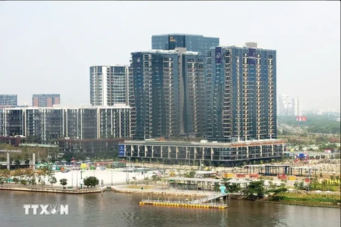 Office and apartment buildings in Thu Thiem Urban Area in Thu Duc City, Ho Chi Minh City. (Photo: VNA)