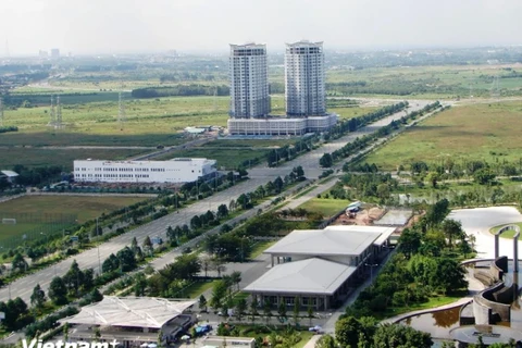 Infrastructure is being completed in Binh Duong New City. (Photo: VNA)