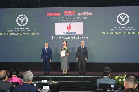 The Vietnam Oil and Gas Group (Petrovietnam) tops the list of ten strongest brands in Vietnam in 2024. (Photo: petrotimes.vn)