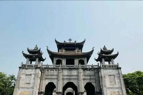 the Phat Diem Stone Church in Ninh Binh province. (Photo: VNA)