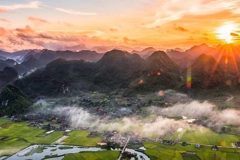 Covering a total area of 4,842.58 sq.km, the Lang Son Geopark is one of the largest of its kind in Vietnam. (Photo: VNA) 