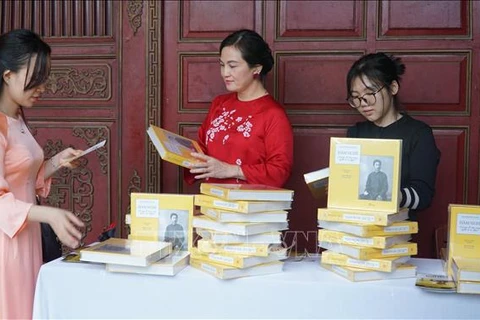 The book “Ham Nghi – Exiled Emperor, Artist in Algeria” is launched on November 5. (Photo: VNA)