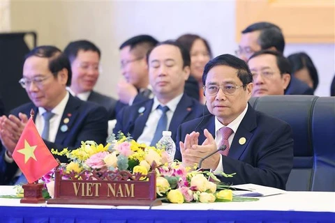 PM Pham Minh Chinh attends the 11th CLMV Summit in Kunming city, China, on November 7. (Photo: VNA)