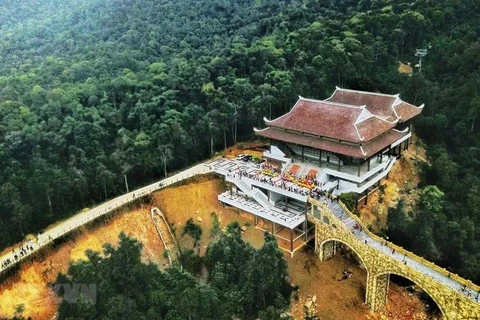 Yen Tu Complex of Monuments and Landscapes in the northeastern province of Quang Ninh is also considered the Buddhist capital of Vietnam. (Photo: VNA)