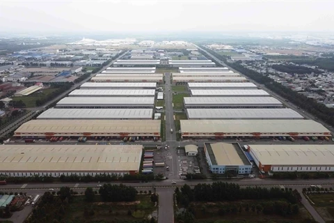 A corner of Vietnam-Singapore Industrial Park II in Binh Duong province. The country currently offers 33,000 hectares of industrial parks for lease, with an occupancy rate of approximately 80%. (Photo: VNA) 