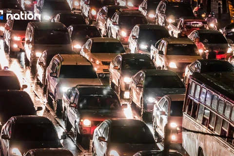 Traffic congestion in Bangkok (Photo: The Nation)