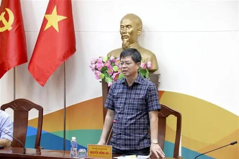 Vice Chairman of the Binh Thuan provincial People’s Committee Nguyen Hong Hai speaks at the conference. (Photo: VNA)