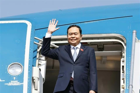 National Assembly Chairman Tran Thanh Man leaves Hanoi on November 21 for an official visit to Cambodia to attend the 12th ICAPP and the 11th Plenary Session of IPTP. (Photo: VNA)