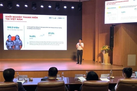 The National Study on the State of the Ecosystem for Youth Entrepreneurship in Vietnam is launched in HCM City. (Photo: VNA) 