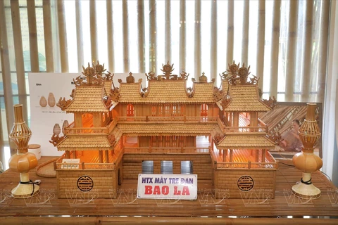 Aldea de tejeduría de bambú y ratán de Bao La, una mezcla de tradición y modernidad