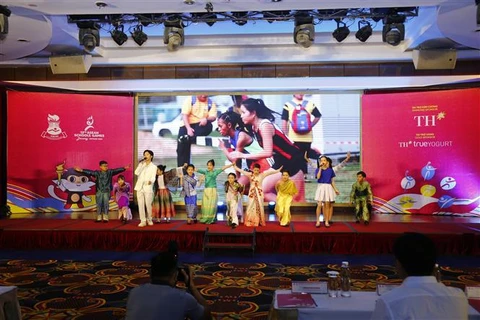 En el evento para anunciar los XIII Juegos Escolares de la ASEAN. (Foto: VNA)
