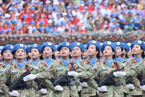 越南参加联合国维和行动十周年的烙印