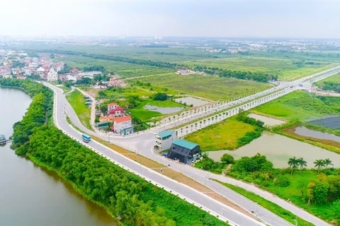 Vue du district rural de Gia Lam. (Photo : VNA)