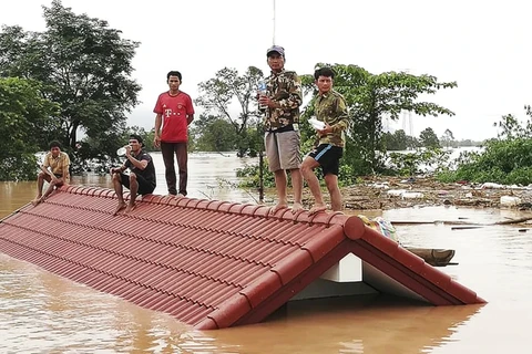 De graves inondations ravagent plusieurs localités au Laos (Photo : i.dawn.com)