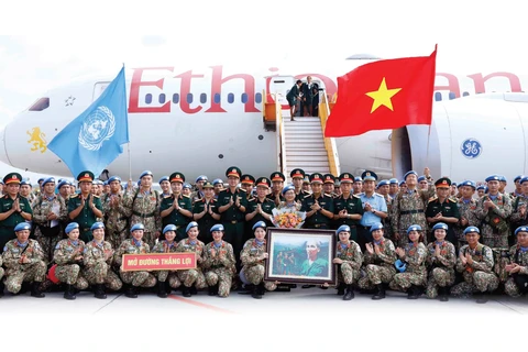 10年来越南共派遣800多名军官参加联合国维和行动