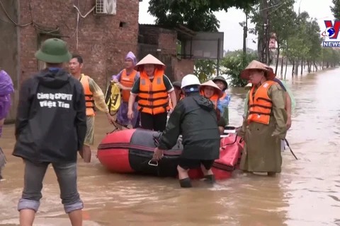 国际朋友向越南提供援助，帮助受灾群众重建家园