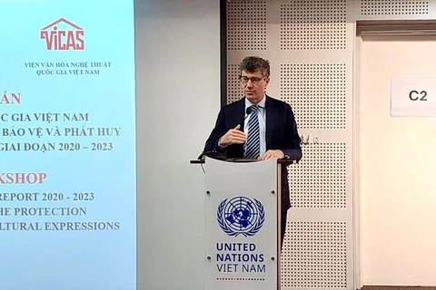 Jonathan Baker, représentant en chef du Bureau de l'UNESCO au Vietnam. Photo: VietnamPlus