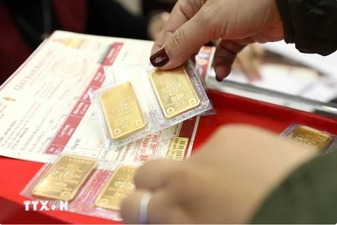 5月7日上午越南国内黄金价格达8700万越盾