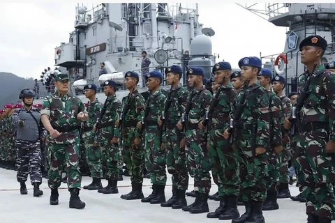 印尼士兵。图自法新社