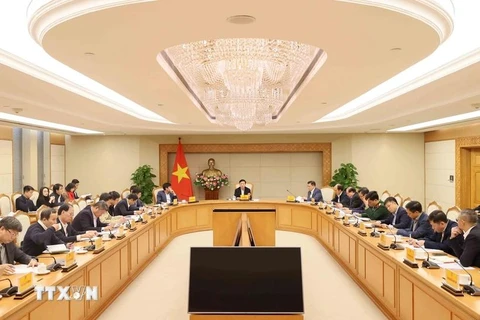 会议场景。图自越通社