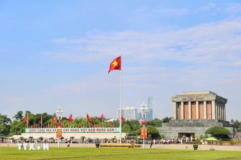 The Mausoleum of President Ho Chi Minh in Hanoi. (Photo: VNA)