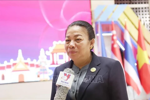 Vice President of the Lao National Assembly Sounthone Xayachak (Photo: VNA)