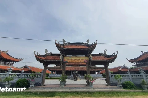 Largest wooden pagoda in Nghe An province