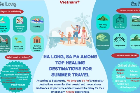 Ha Long, Sa Pa among top healing destinations for summer travel