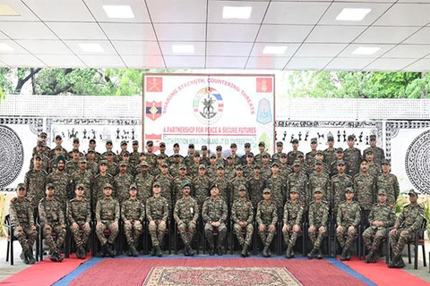 The army contingent of India (Image courtesy: the Indian Ministry of Defence)