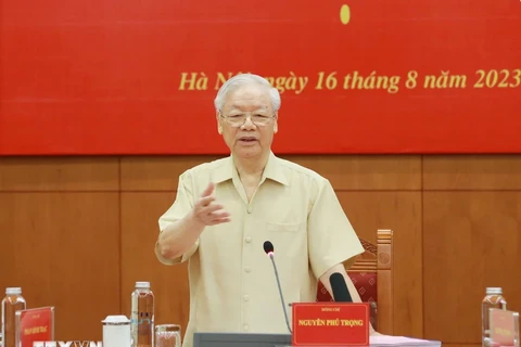 Party General Secretary Nguyen Phu Trong (Photo: VNA)