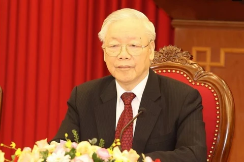 Late Party General Secretary Nguyen Phu Trong (Photo: VNA)