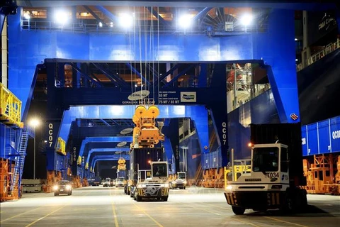 At Gemalink International Port in Ba Ria - Vung Tau province (Photo: VNA)