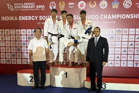 Vietnam win top place in the Southeast Asian Judo Championships 2024 (Photo: https://bvhttdl.gov.vn)