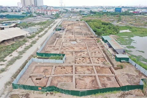 The excavation covers an area of over 6,000sq.m with 60 research pits, each measuring 100sq.m. (Photo courtesy of the Institute of Archaeology) 