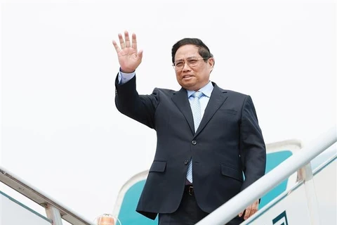 El primer ministro de Vietnam, Pham Minh Chinh, concluye con éxito su viaje a la ciudad de Dalian. (Fuente: VNA)