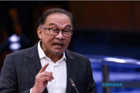 El primer ministro malasio, Anwar Ibrahim. (Fuente: Bernama)