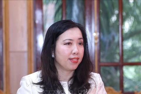 La viceministra de Relaciones Exteriores Le Thi Thu Hang (Fuente: VNA)