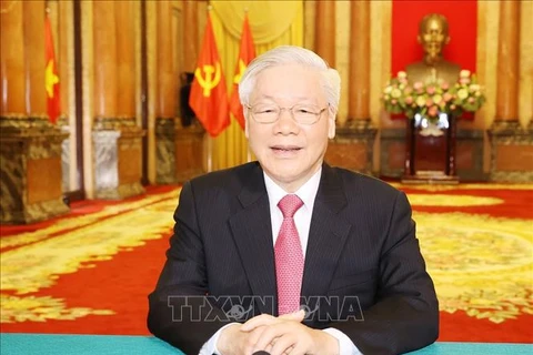 El secretario general del Partido Comunista de Vietnam, Nguyen Phu Trong. (Fuente: VNA)