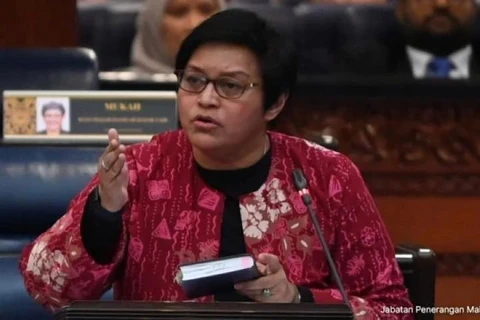 La ministra del Departamento del Primer Ministro, Azalina Othman. (Fuente: Departamento de Información de Malasia)