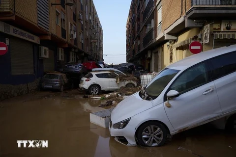 Inundaciones en España. (Fuente: Xinhua/VNA)