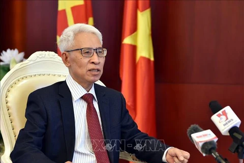 越南驻中国大使范星梅。图自越通社