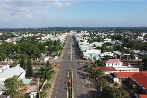 Une route rurale à Ba Ria-Vung Tau. Photo: VNA