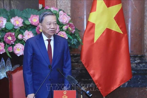 Le secrétaire général du Comité central du PCV et président vietnamien, To Lam. Photo: VNA